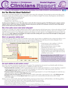 Dental Hygiene Clinicians Report September/October 2013, Volume 6 Issue 5 - h201310